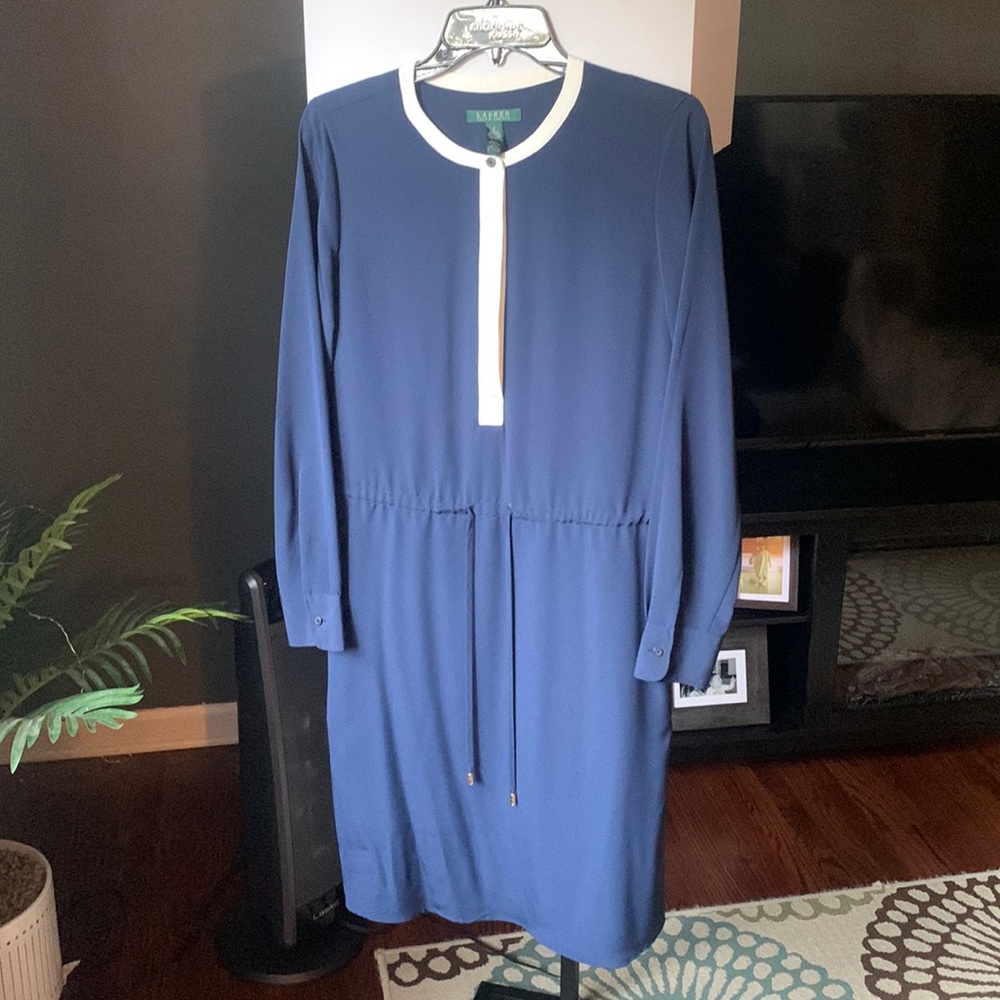 Lauren by Ralph Lauren Women’s navy dress